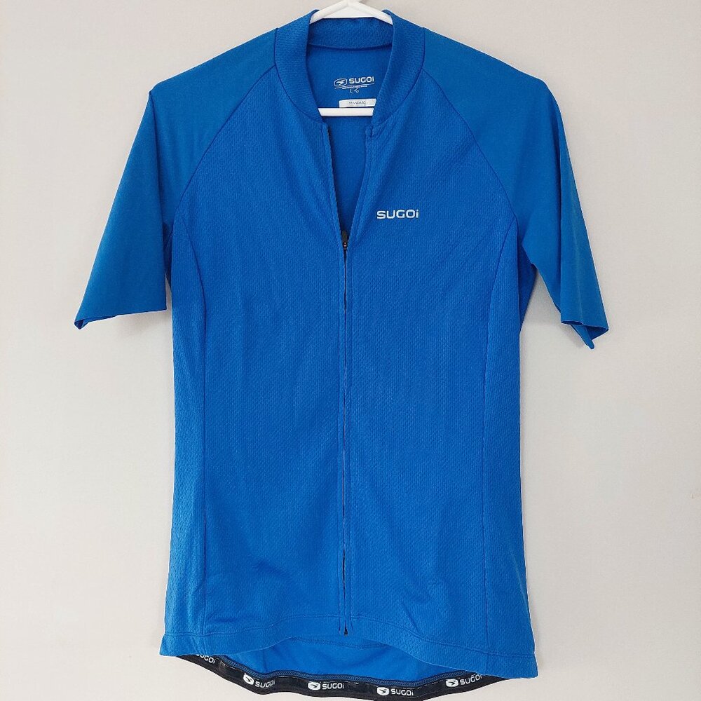 SUGO Women's Size L Essence 2 Cycling Jersey Dynamic Blue